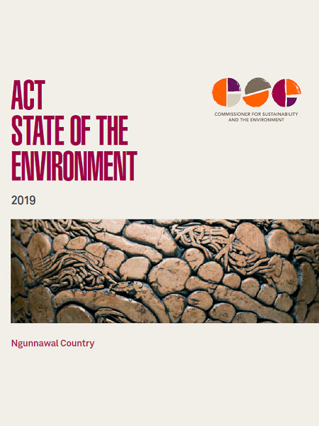 ACT State of the Environment 2019 report cover image